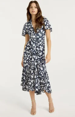 Graphic Floral Peeta Dress