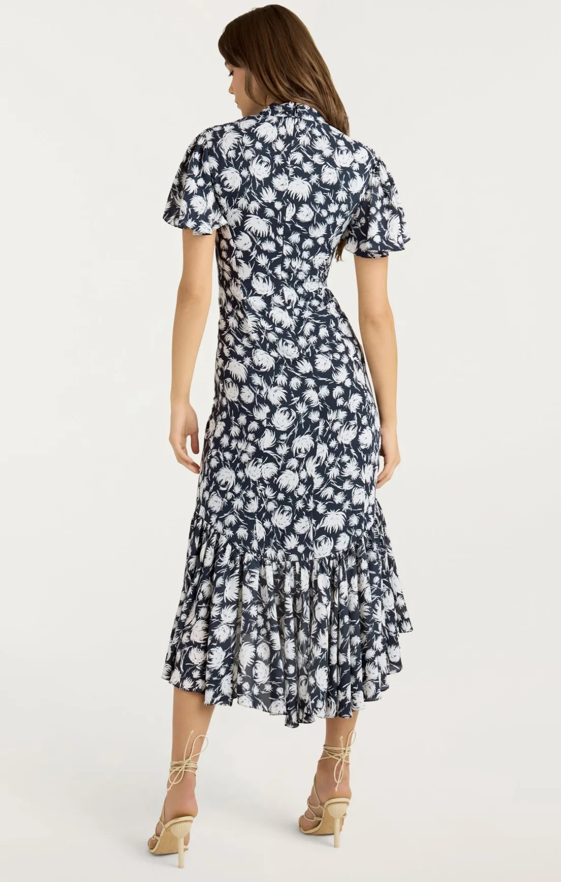 Graphic Floral Peeta Dress