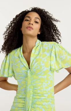 Graphic Floral Peeta Dress