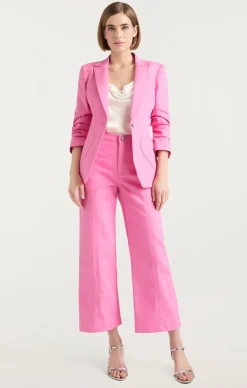 Heart Embroidery Cropped Verona Pant