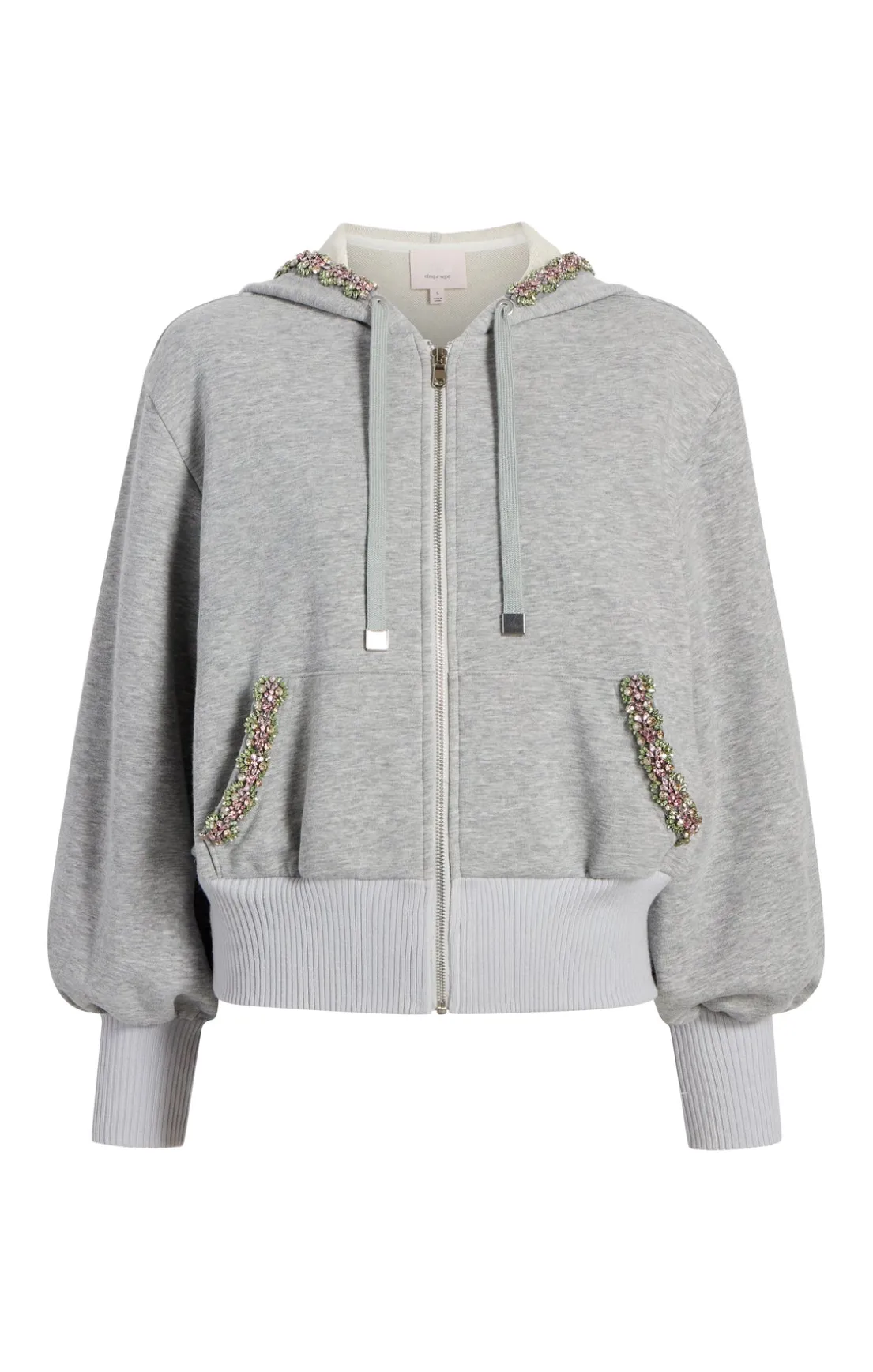 Heather Maddie Zip Up Sweatshirt