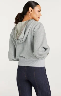 Heather Maddie Zip Up Sweatshirt