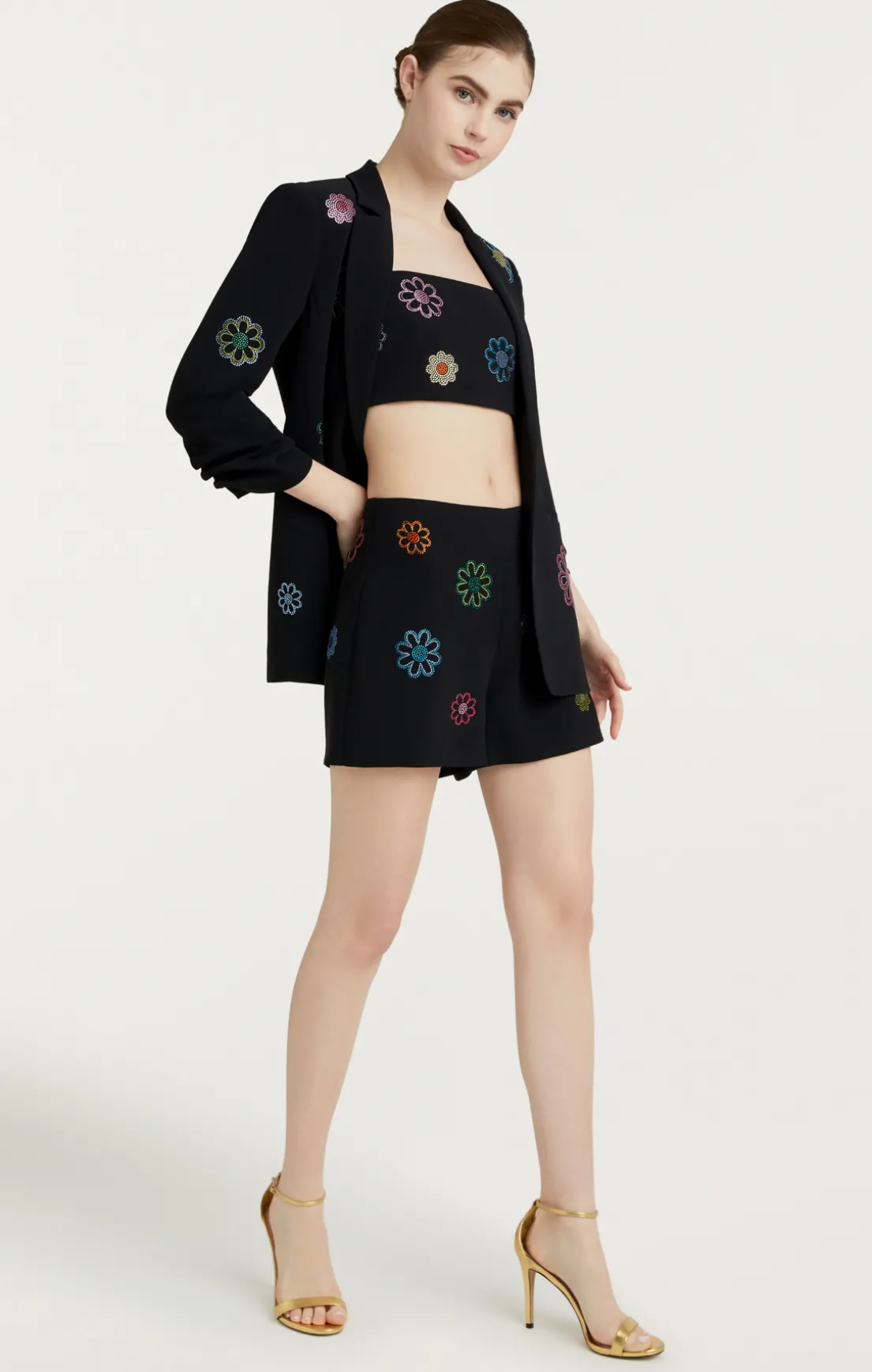 Heatset Daisies Khloe Blazer