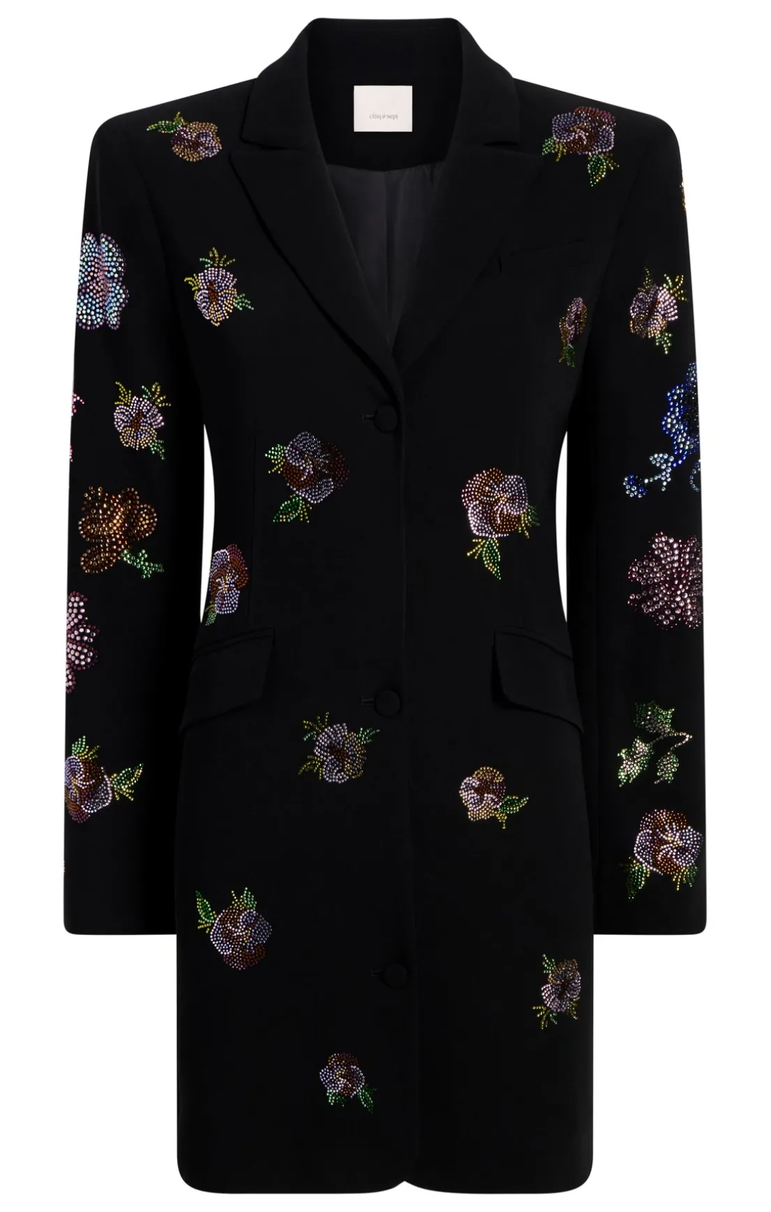 Heatset Pansy Garden Long Sleeve Joel Dress