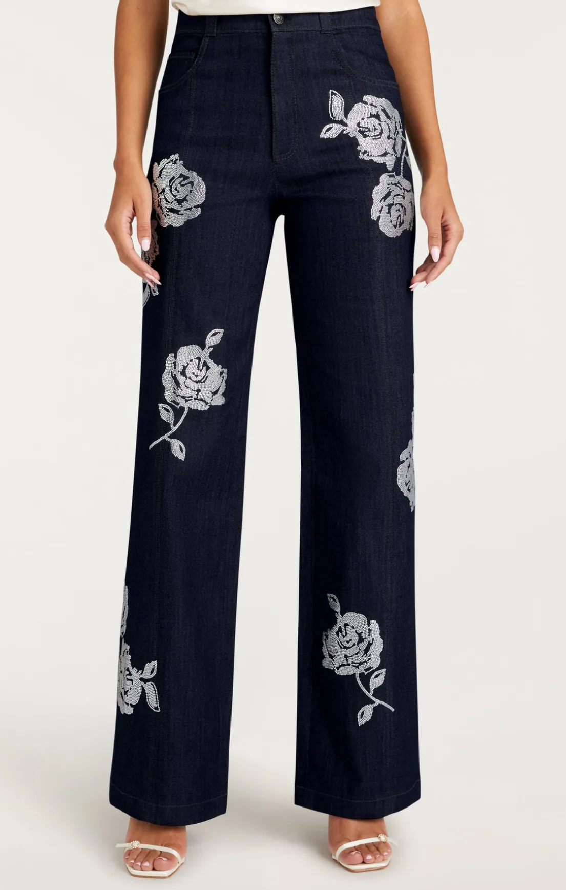 Heatset Roses Francine Pant