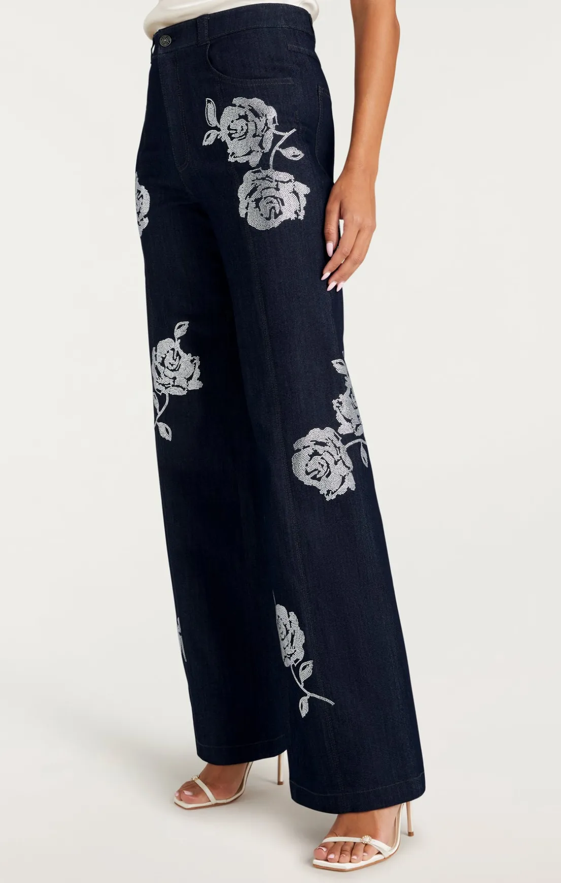 Heatset Roses Francine Pant