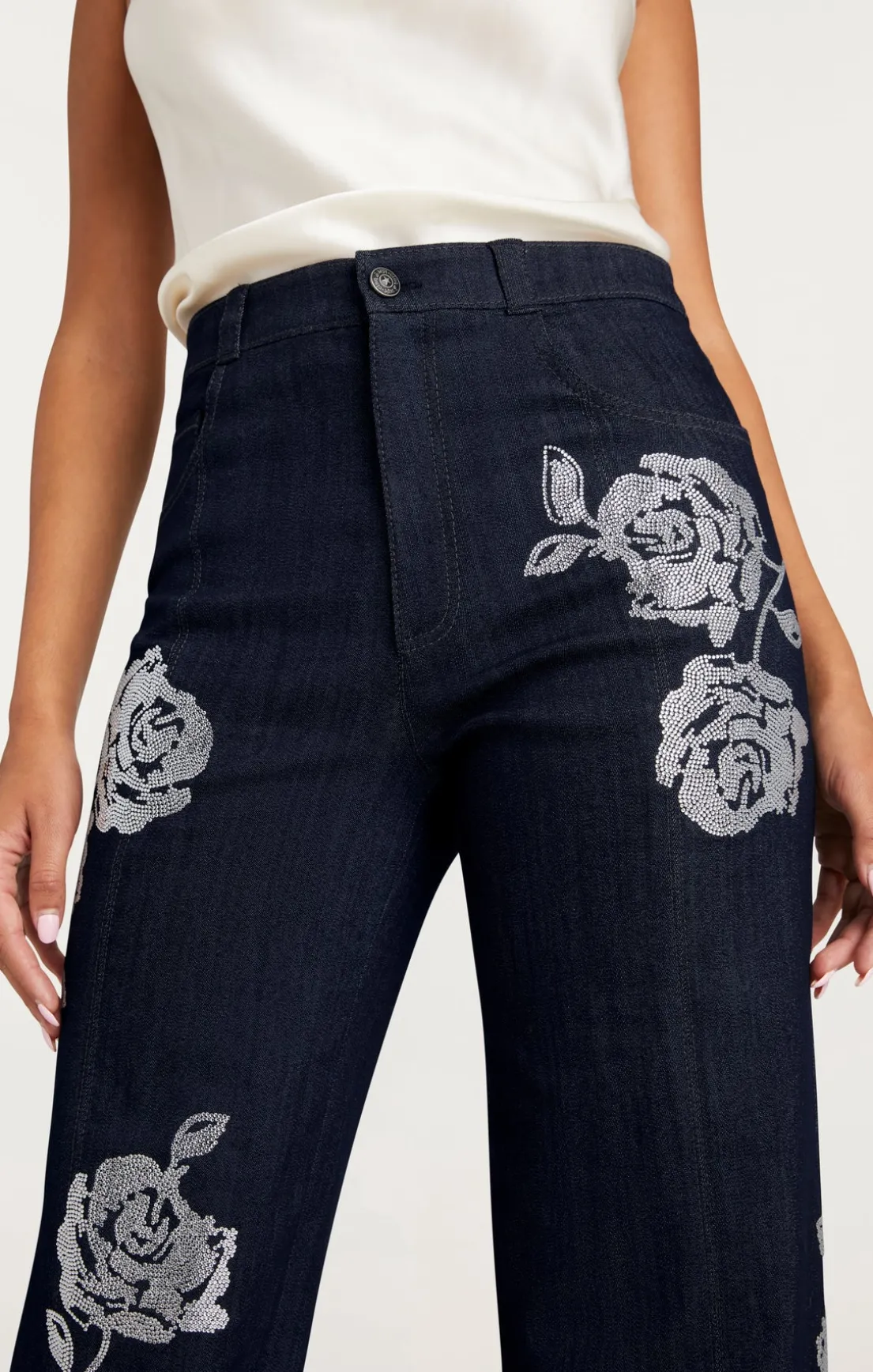 Heatset Roses Francine Pant
