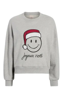 Heatset Smiley Joyeux Brandy Pullover