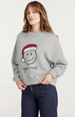 Heatset Smiley Joyeux Brandy Pullover