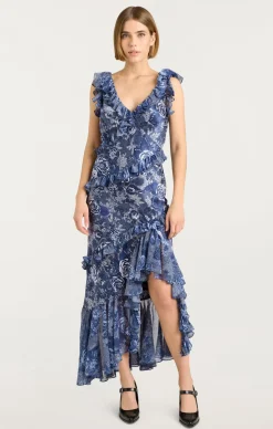 Indigo Floral Ora Dress