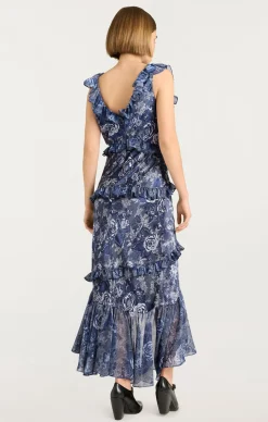 Indigo Floral Ora Dress