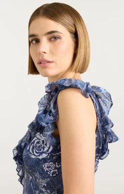 Indigo Floral Ora Dress