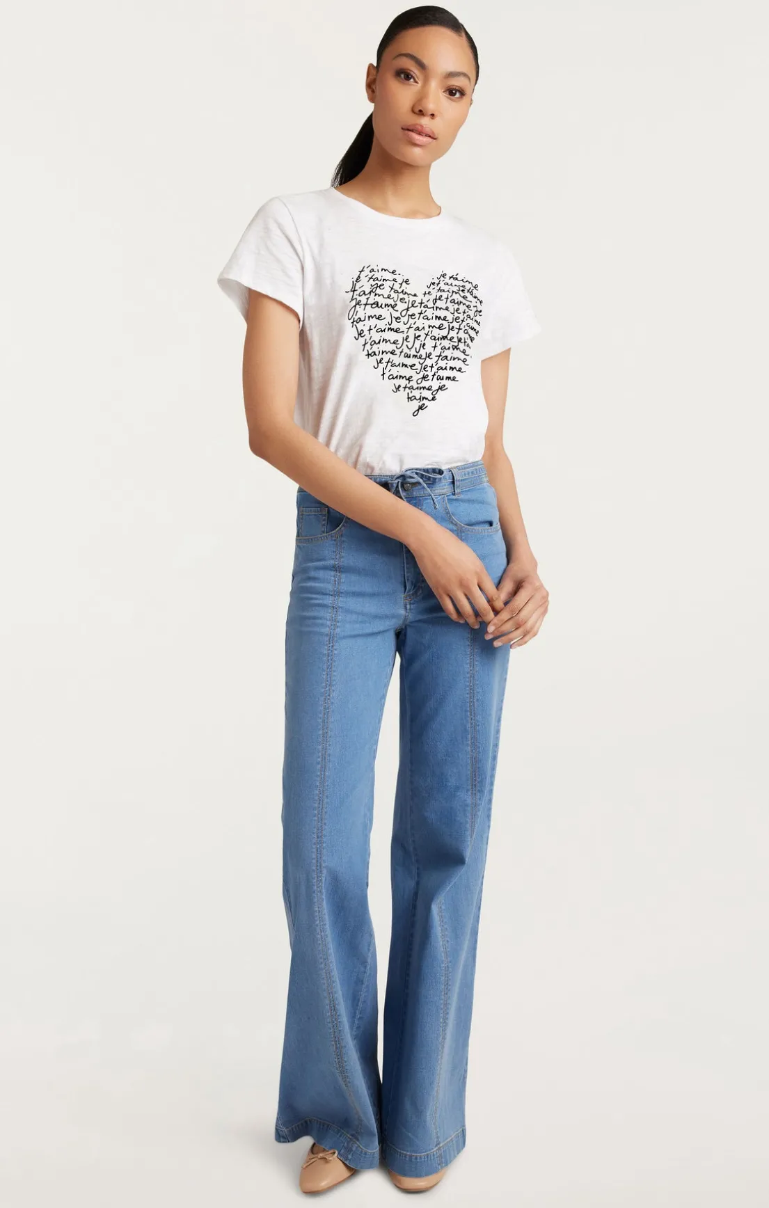 Je T'aime Heart Tee