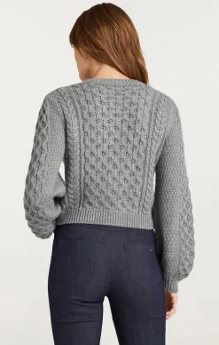 Joelle Embellished Cable Cardigan