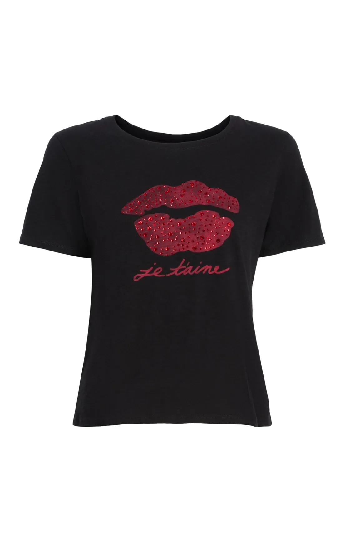 Kisses Je Taime Shrunken Tee