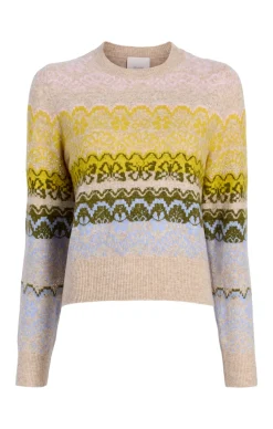 Lace Fair Isle Pullover
