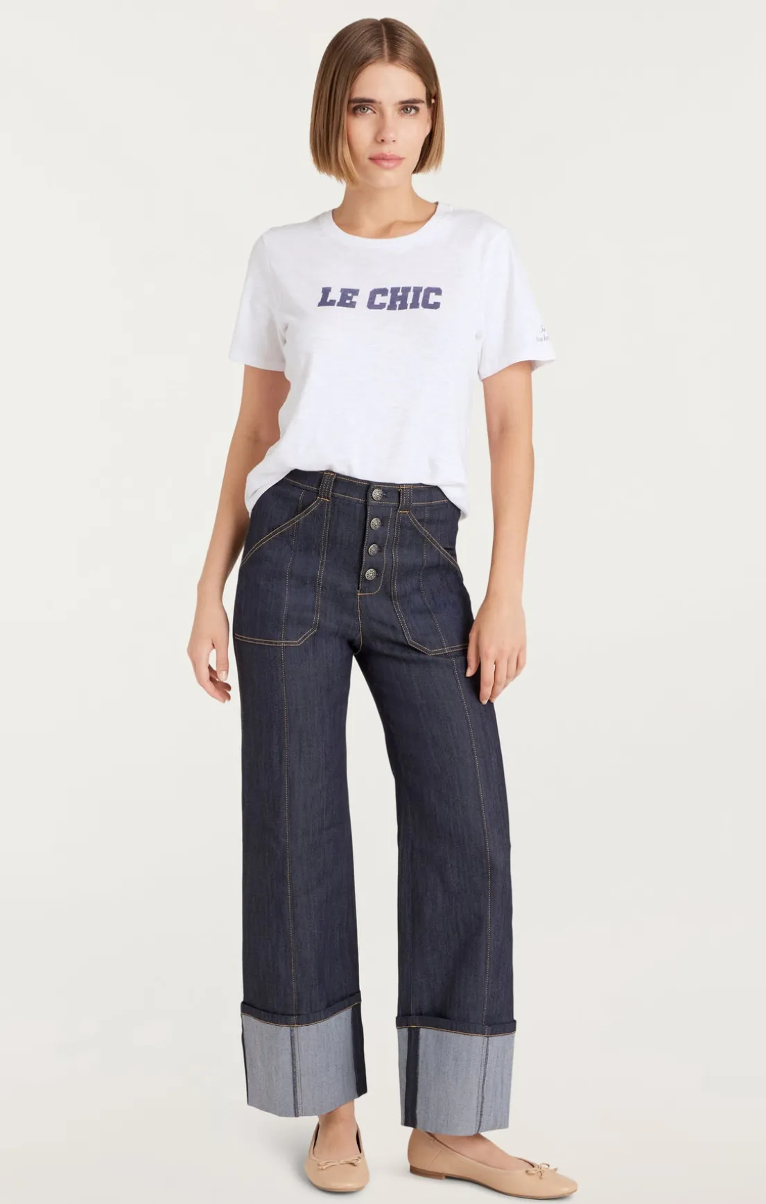 Le Chic Shrunken Tee