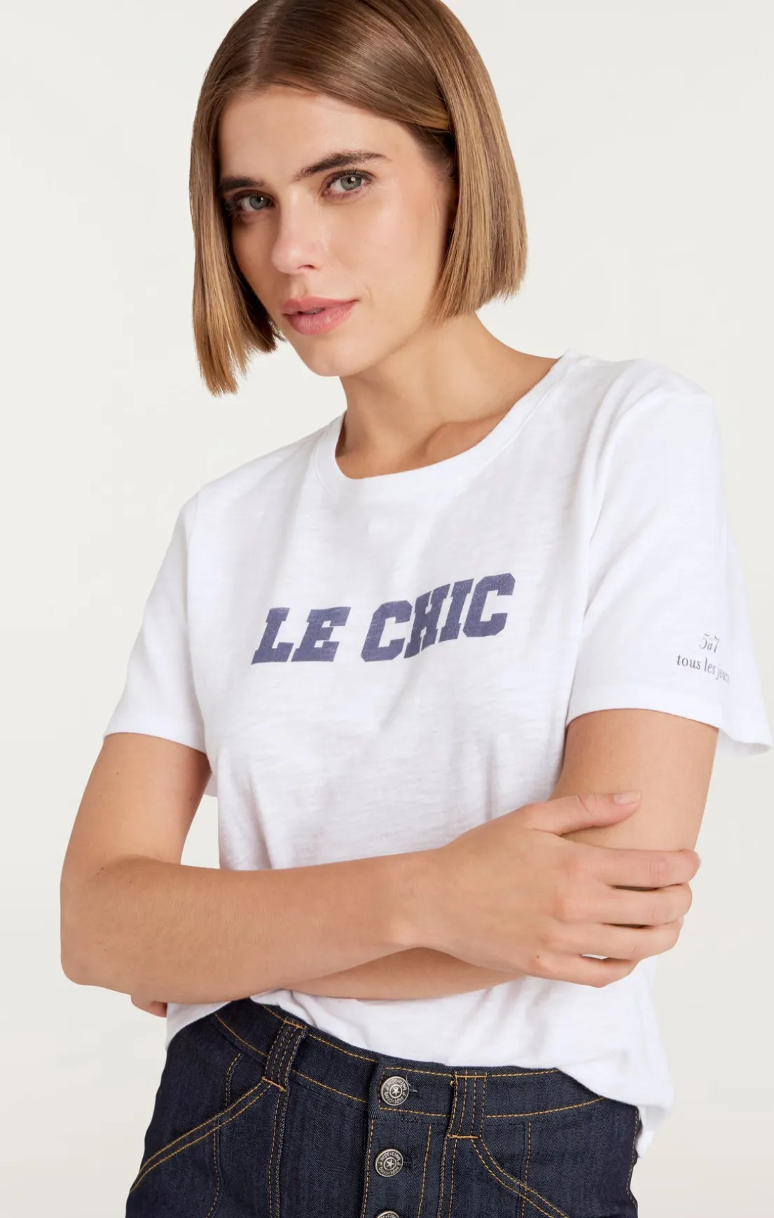 Le Chic Shrunken Tee