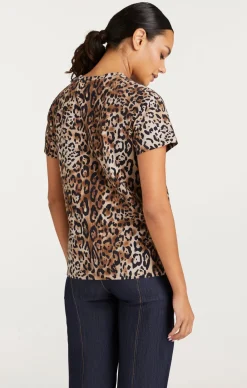 Leopard Paris NY Tee