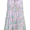 Light Washed Floral Sleeveless Phyllis Dress