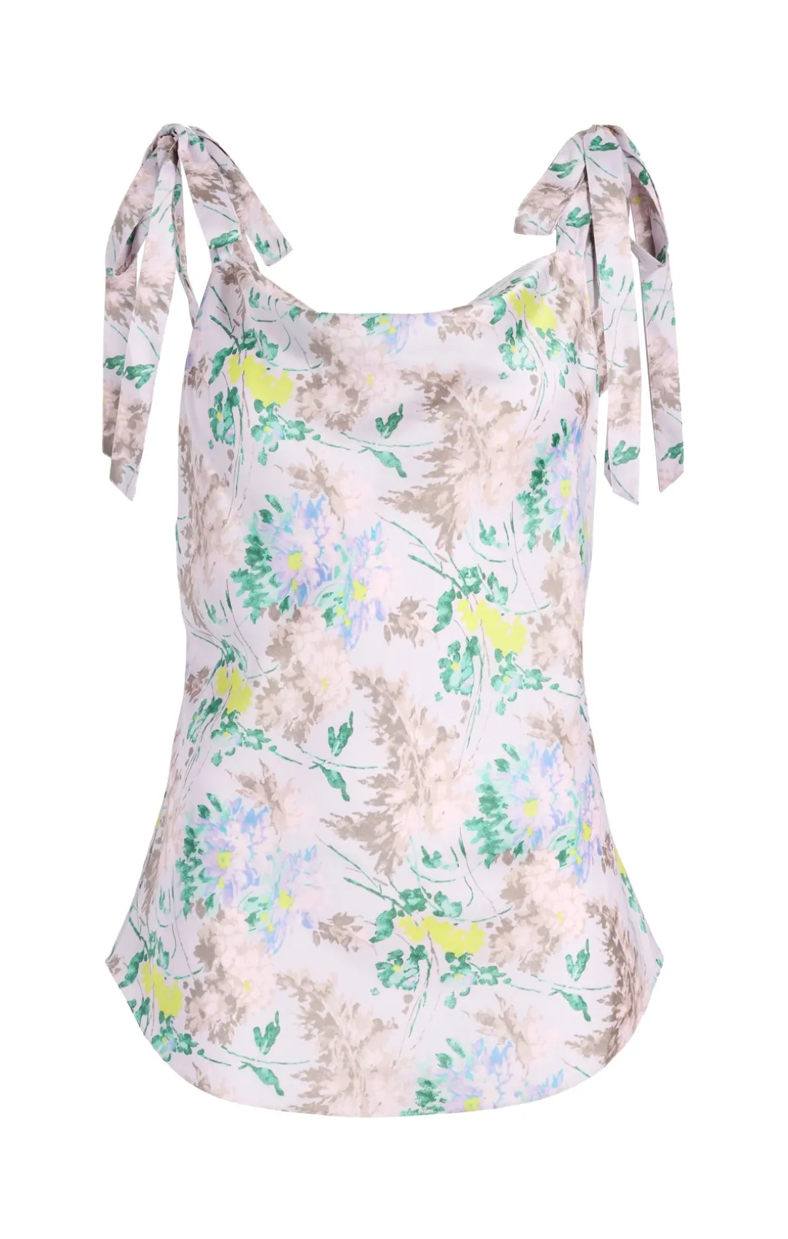 Light Washed Floral Tied Marta Cami