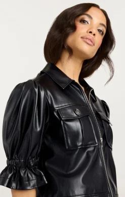 Lite Vegan Leather Holly Jacket