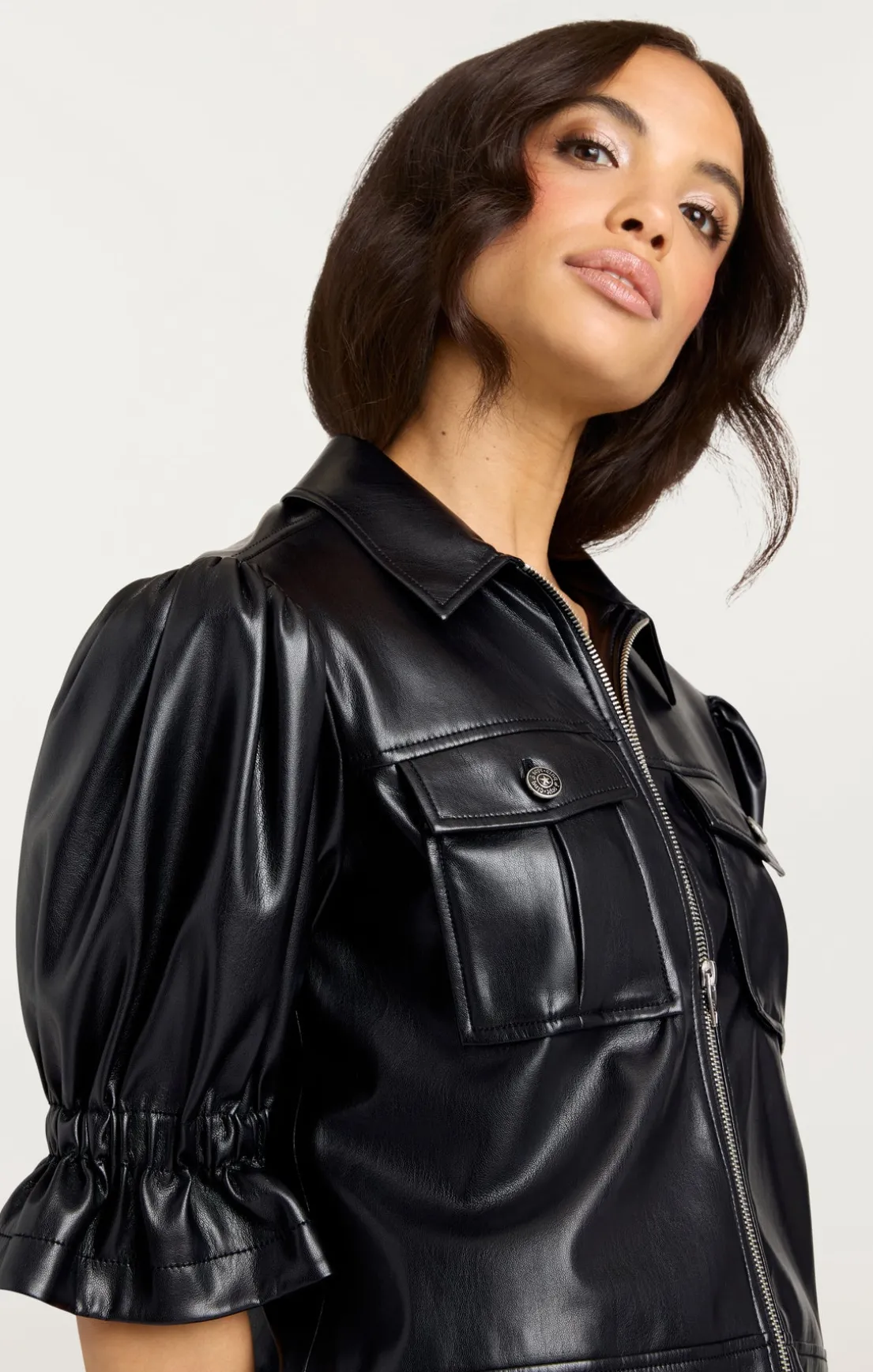 Lite Vegan Leather Holly Jacket