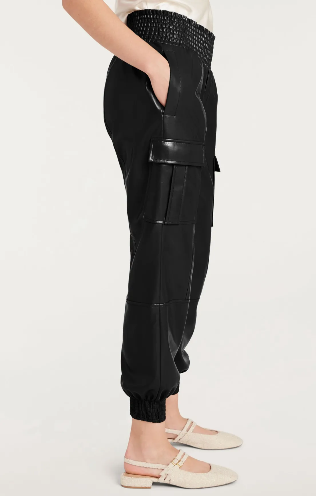 Lite Vegan Leather Jenning Pants
