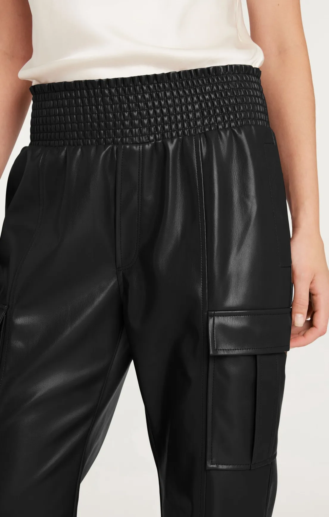 Lite Vegan Leather Jenning Pants
