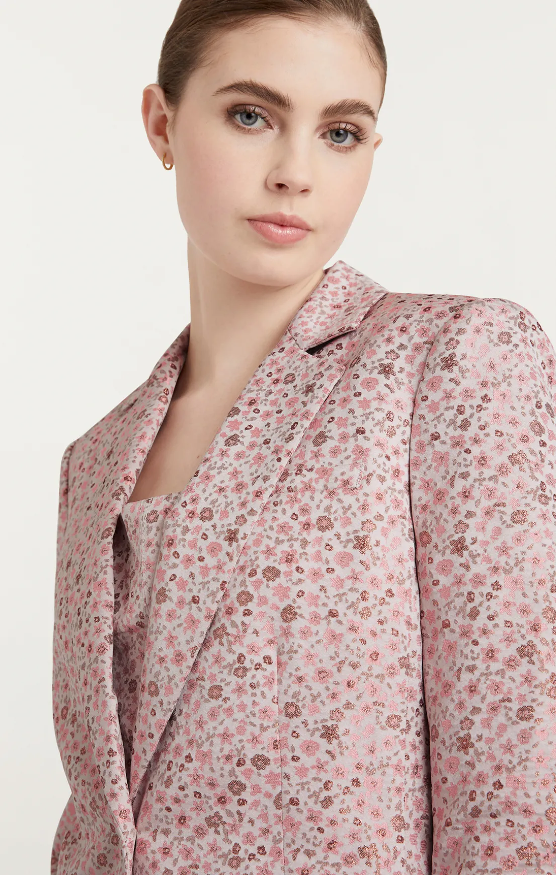 Lurex Jacquard Khloe Blazer