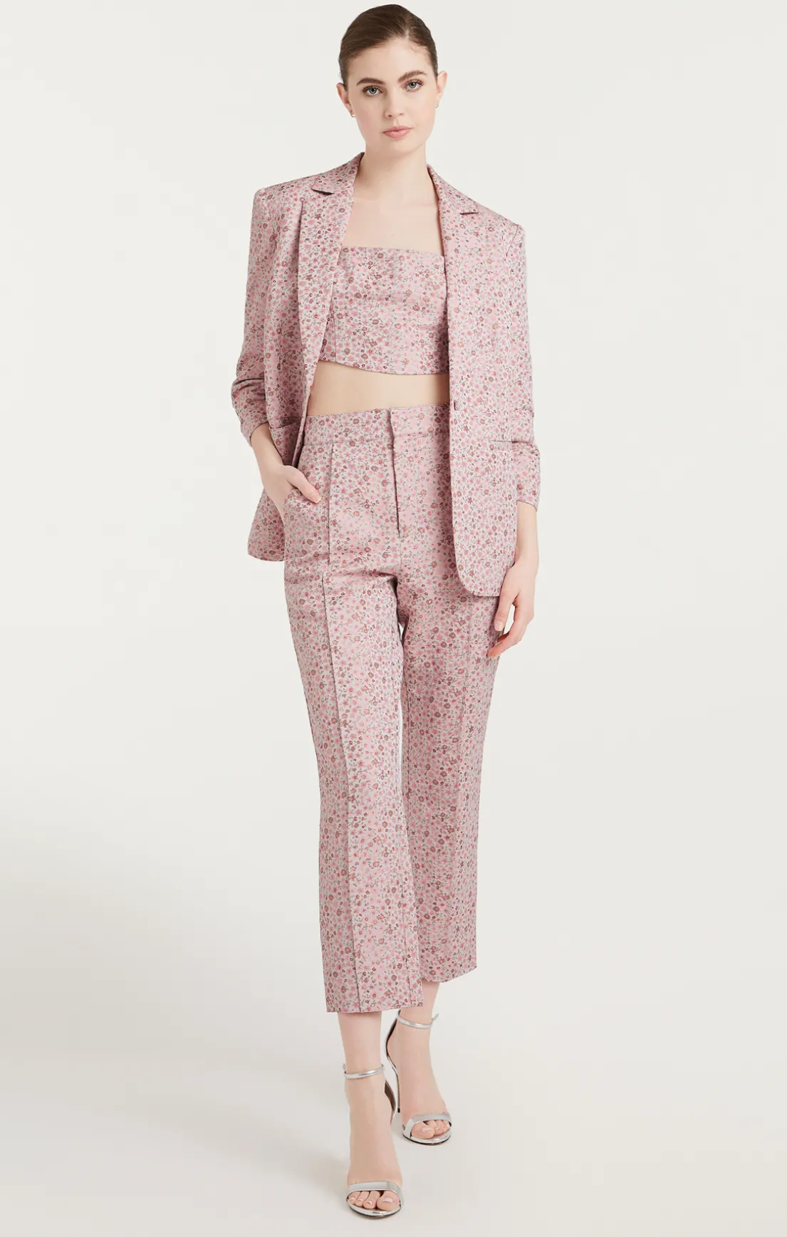 Lurex Jacquard Khloe Blazer