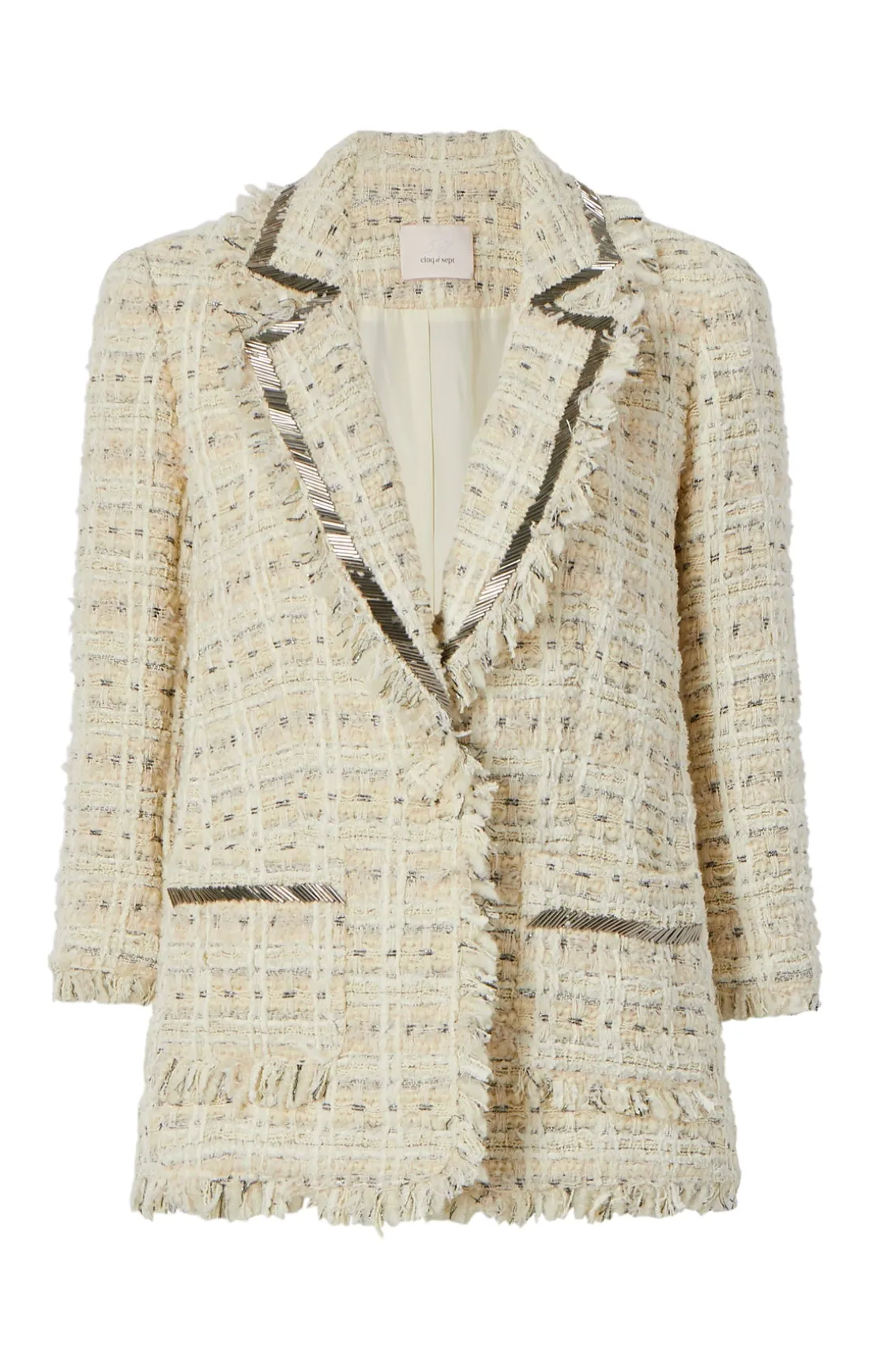 Metallic Beaded Maddie Blazer