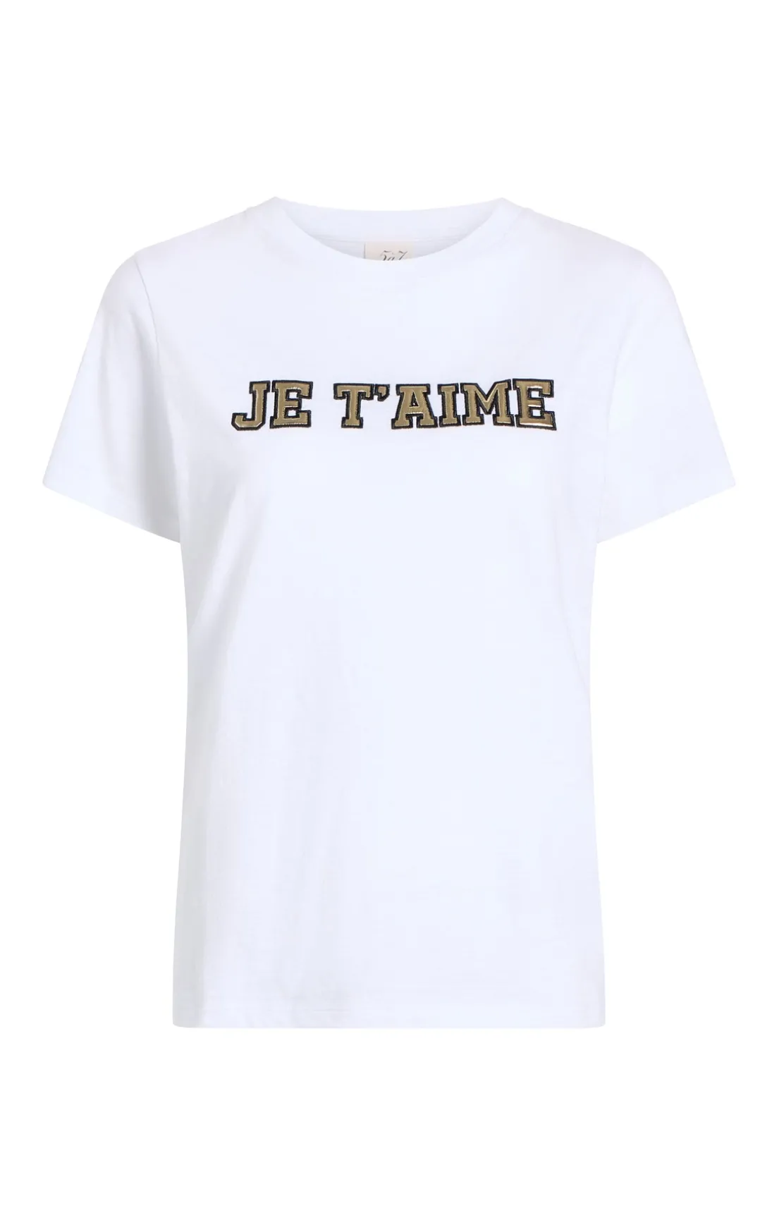 Metallic Leather Je T'aime Tee