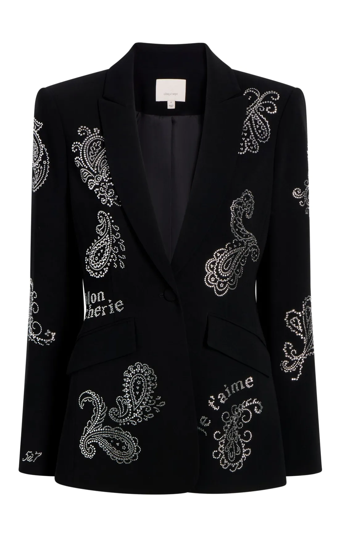 Mini Paisley Embellished Cheyenne Blazer