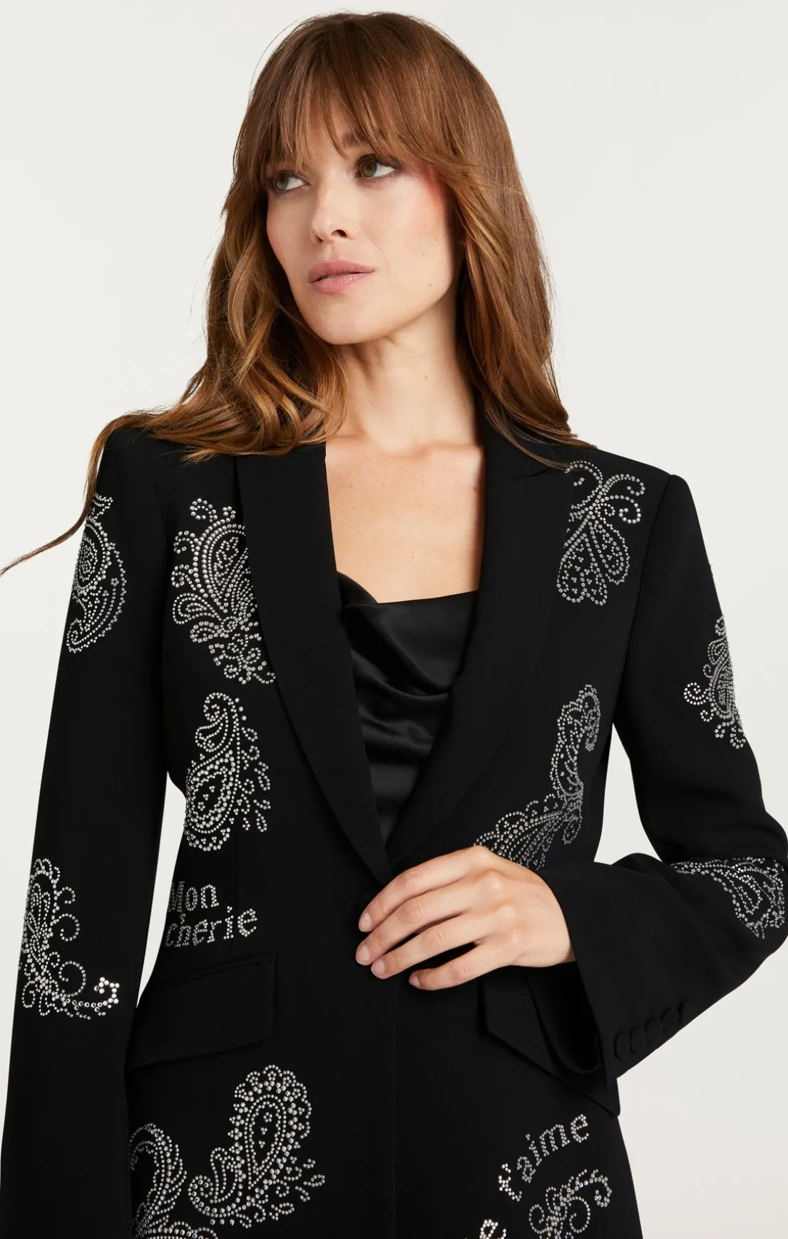 Mini Paisley Embellished Cheyenne Blazer