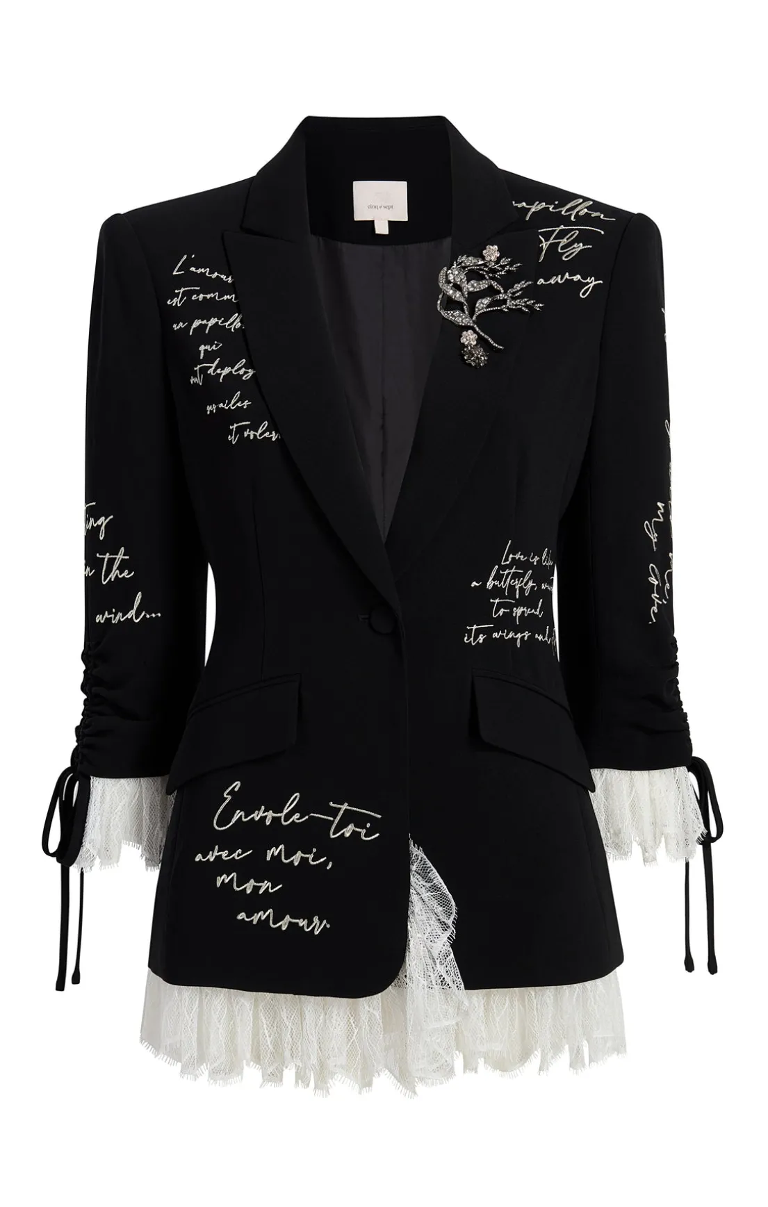Mon Amour Embellished Roxie Blazer