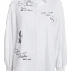 Mon Amour Embroidered Poplin Kandice Top