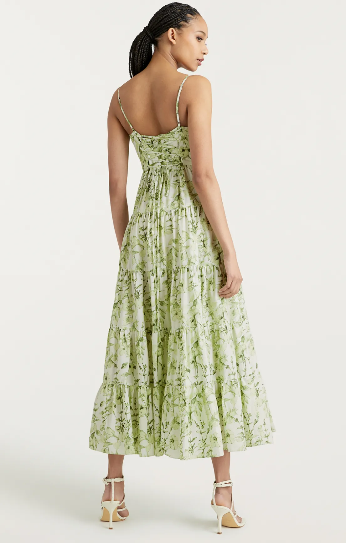 Monochromatic Floral Gavin Dress