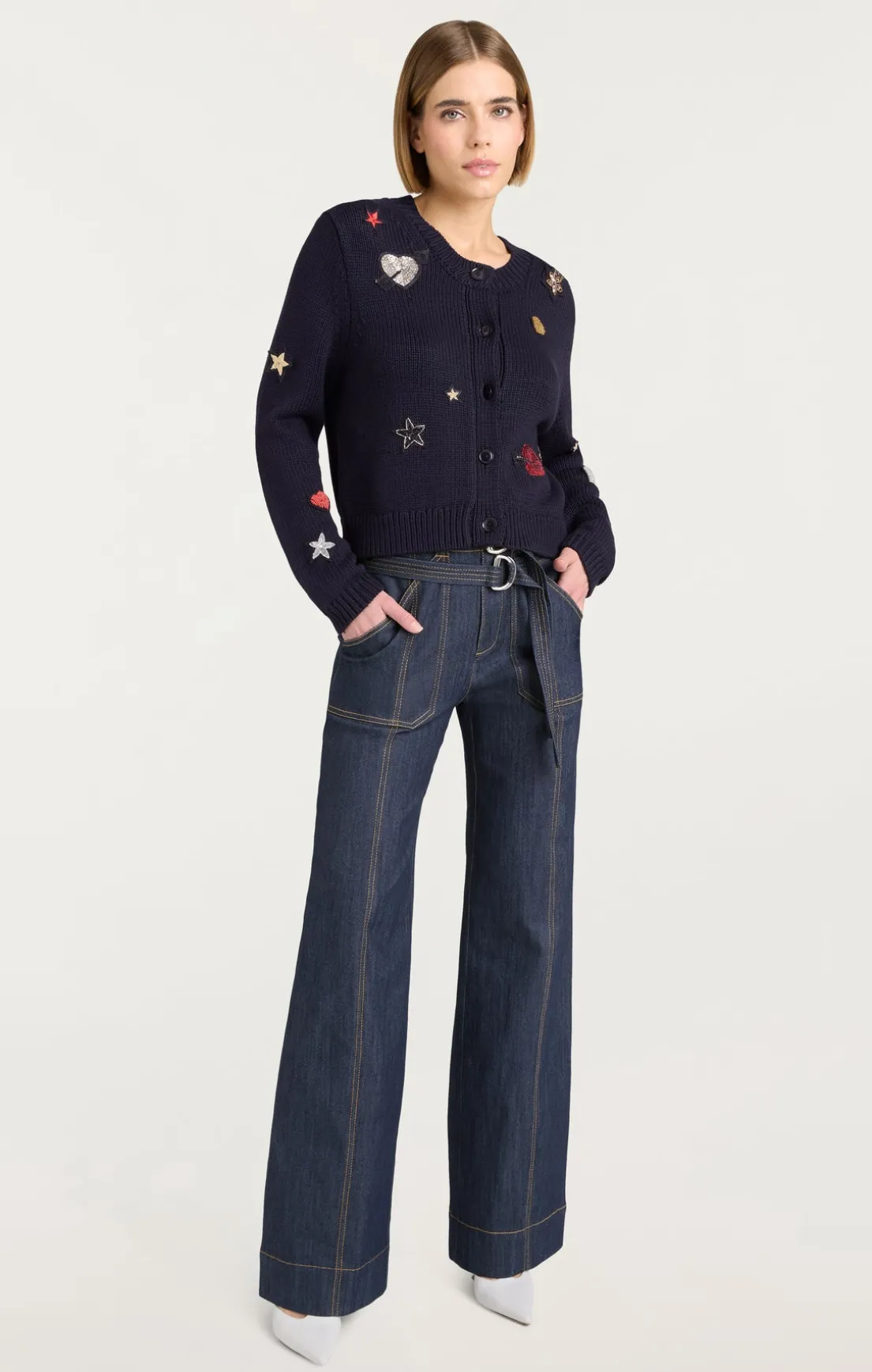 Nebula Embellished Piera Cardigan