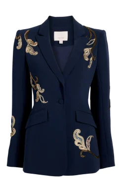 Paisley Embellished Cheyenne Blazer