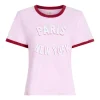 Paris New York Ringer Tee