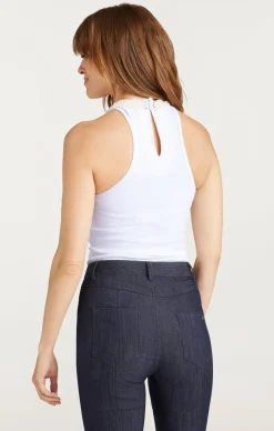 Pearl Chain Embellished Lizzie Tank