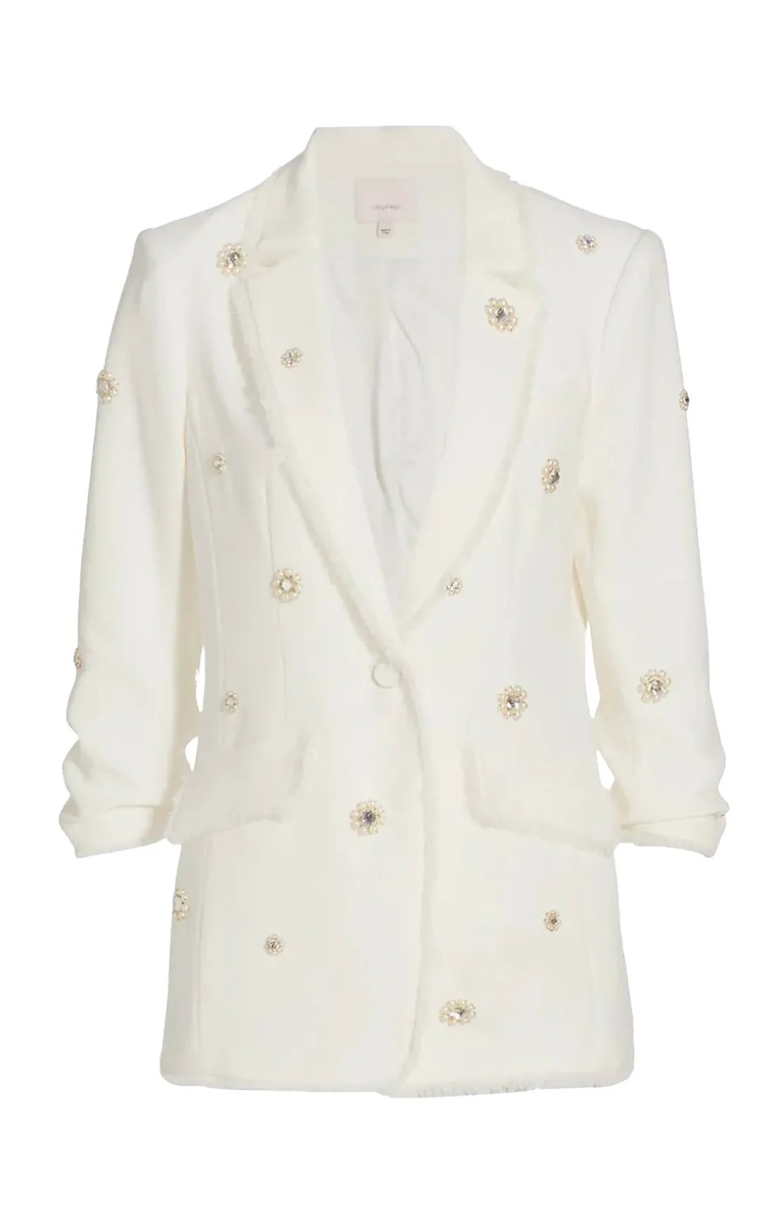 Pearl Ditsy Flower Embellished Khloe Blazer