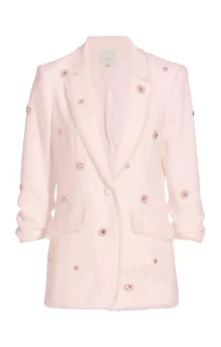 Pearl Ditsy Flower Embellished Khloe Blazer