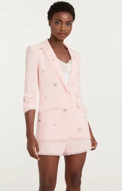 Pearl Ditsy Flower Embellished Khloe Blazer