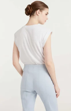 Pearl Ditsy Flower Embellished Bella Tee