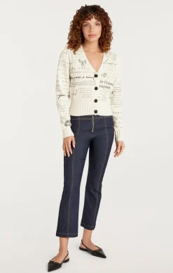 Printed Lovenotes Morgan Cardigan