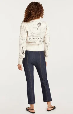 Printed Lovenotes Morgan Cardigan
