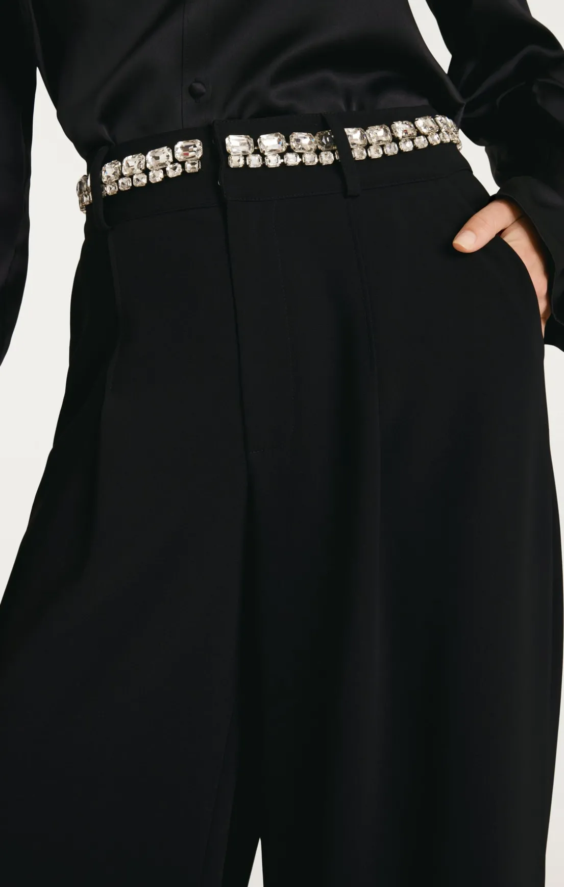 Rhinestone Chain Genna Pant