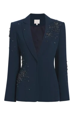 Rhinestone Crackle Embellished Cheyenne Blazer
